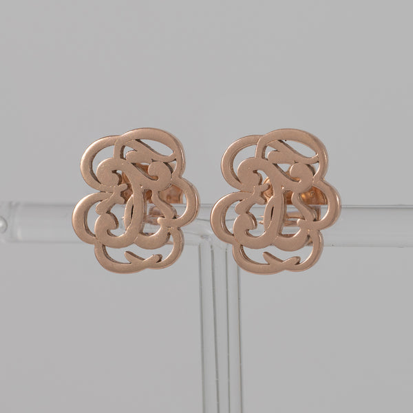 Pendientes Tous con baño de oro rosa 18k sobre plata Rubric