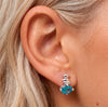 Pendientes Tous de plata 925 y zafiro azul motivo oso  Bold Bear