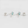 Pendientes Tous de plata 925 y zafiro azul motivo oso  Bold Bear