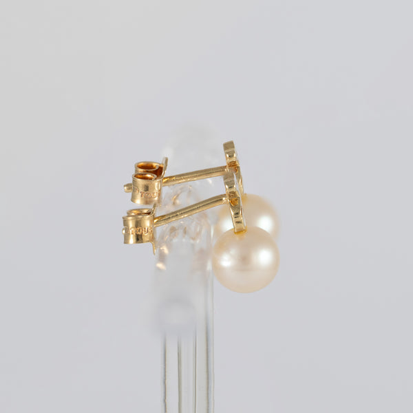 Pendientes Tous Puppies en oro amarillo de 18k y perlas cultivadas