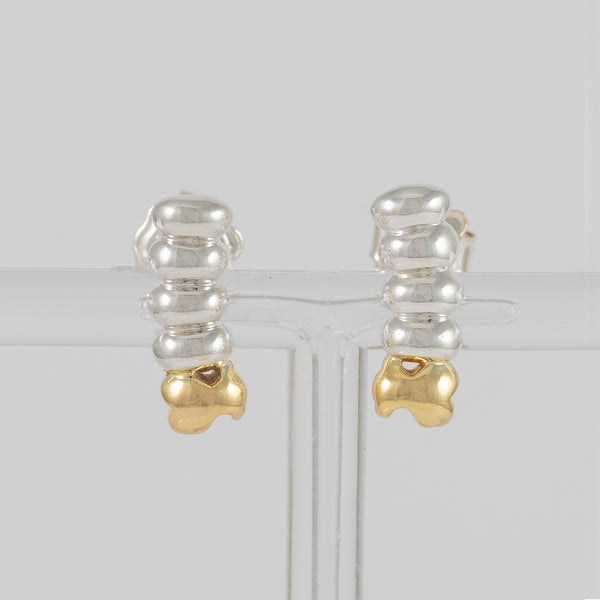 Pendientes Tous Trepadores Bicolor en plata 925 Virtual Garden
