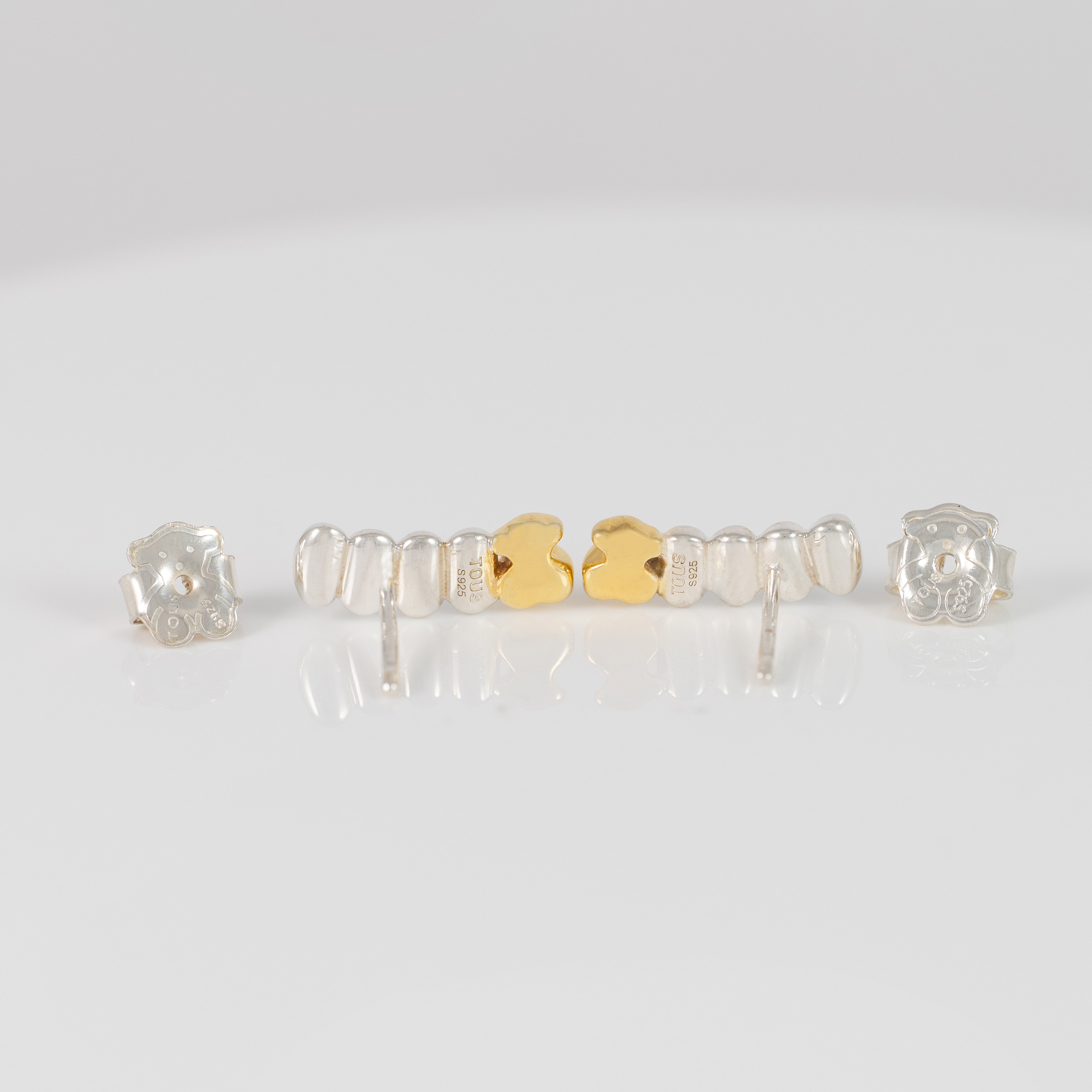 Pendientes Tous Trepadores Bicolor en plata 925 Virtual Garden