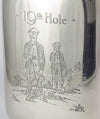 Petaca botella de plata Golf 19th Hole