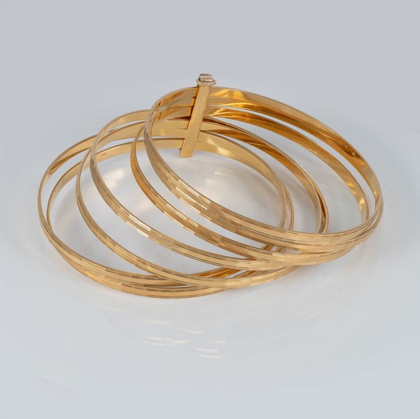 Pulsera semanario de oro 18k 750