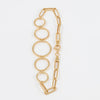 Pulsera aros oro 18k 750