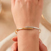 Pulsera Esclava Tous Bicolor en Plata 925  con motivos oso y corazón 1950