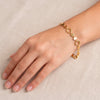 Pulsera de cadena Tous en plata Vermeil con eslabones circulares
