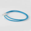 Pulsera elástica azul con oso de plata Sweet Dolls