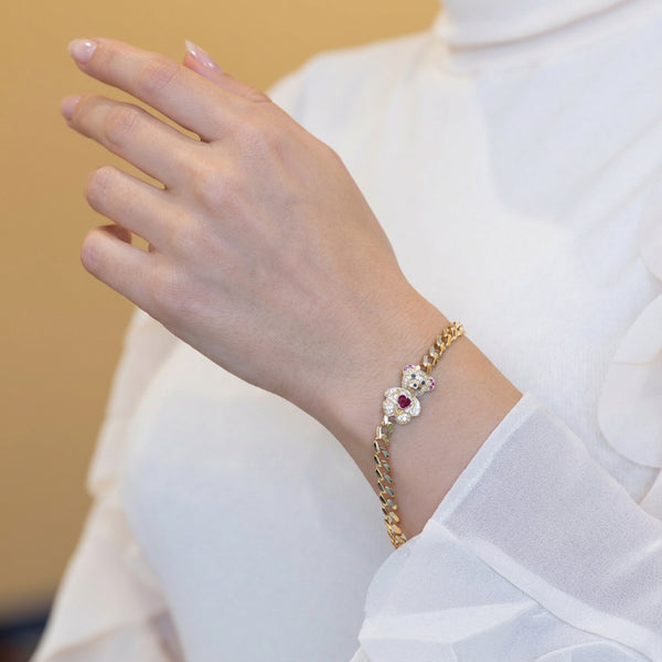 Pulsera Oso oro 18k 750