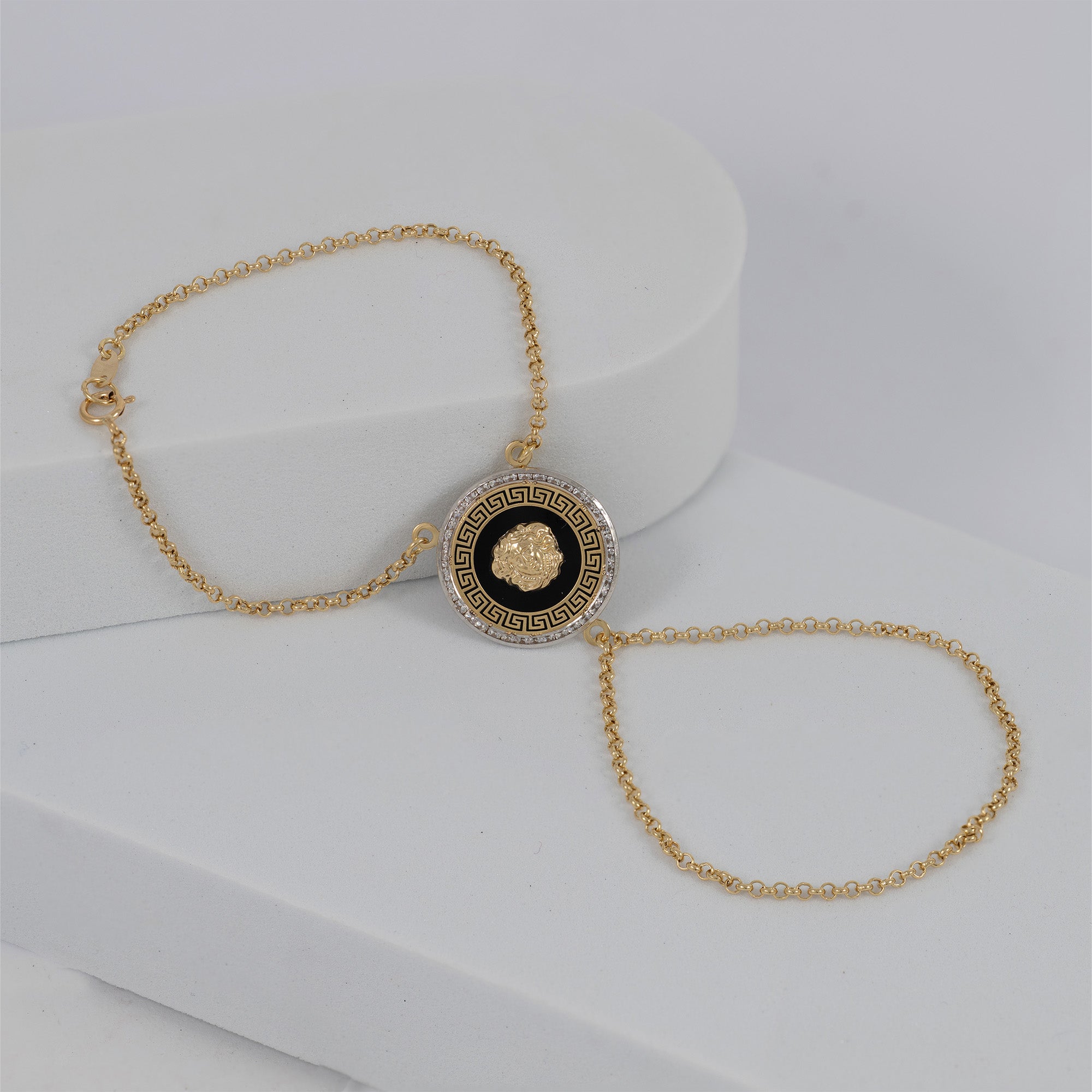 Pulsera pasamanos oro 18k 750