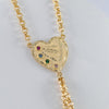 Pulsera pasamanos Corazón oro 18k 750