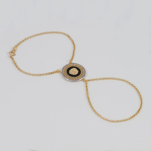 Pulsera pasamanos oro 18k 750