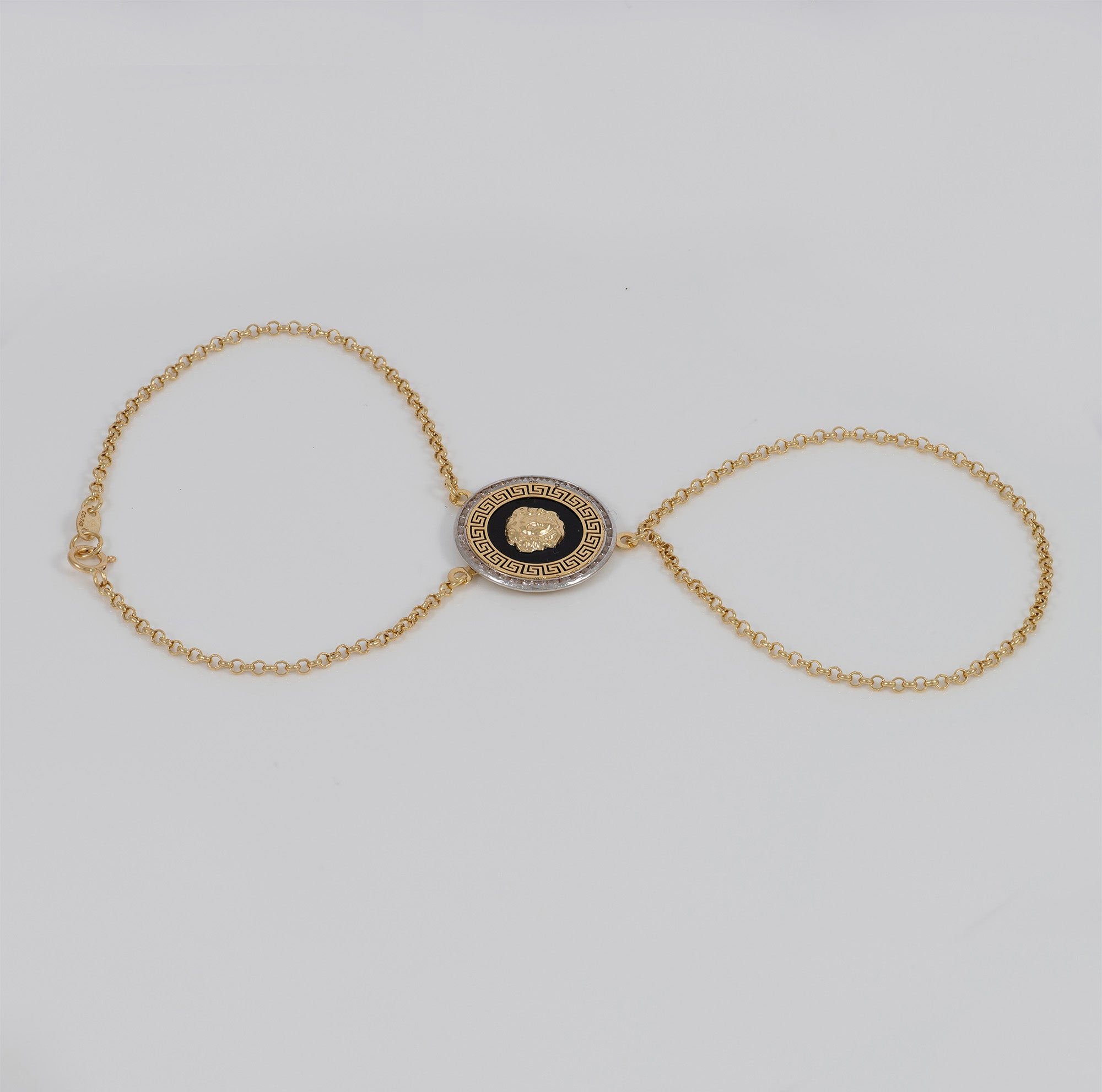 Pulsera pasamanos oro 18k 750