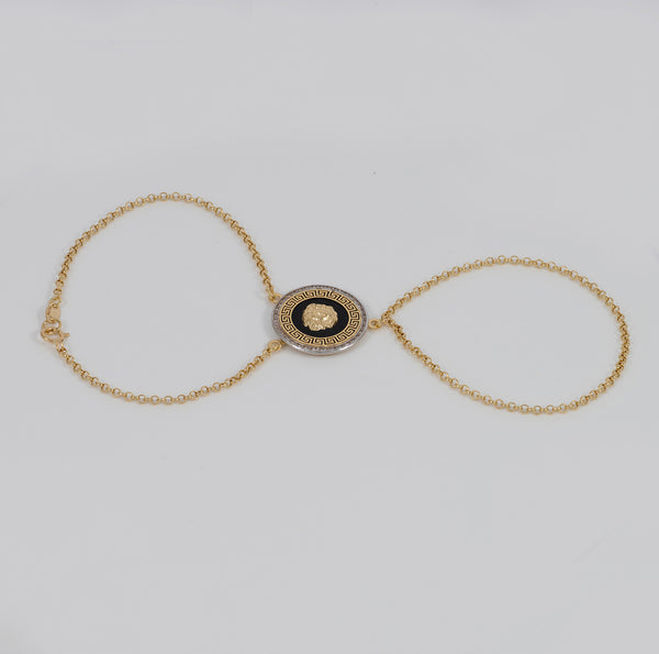 Pulsera pasamanos oro 18k 750