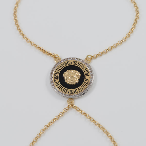 Pulsera pasamanos oro 18k 750
