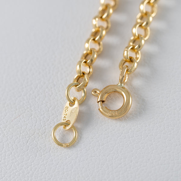 Pulsera pasamanos Corazón oro 18k 750