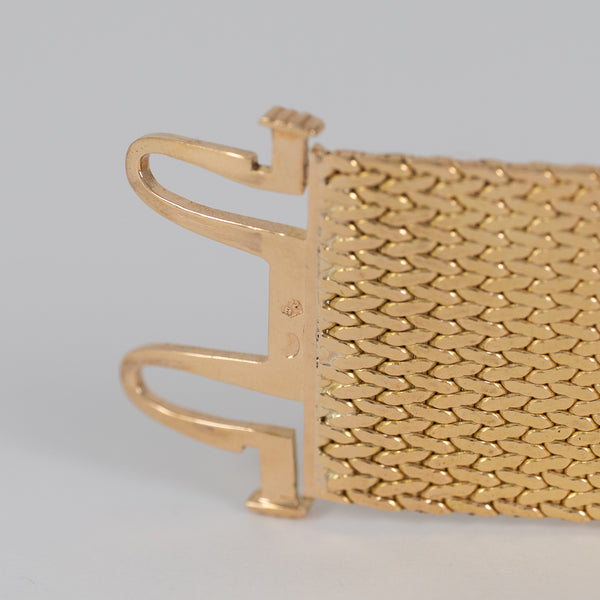 Pulsera de oro 18k 750 con diamantes