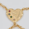 Pulsera pasamanos Corazón oro 18k 750