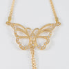Pulsera pasamanos Mariposa oro 18k 750