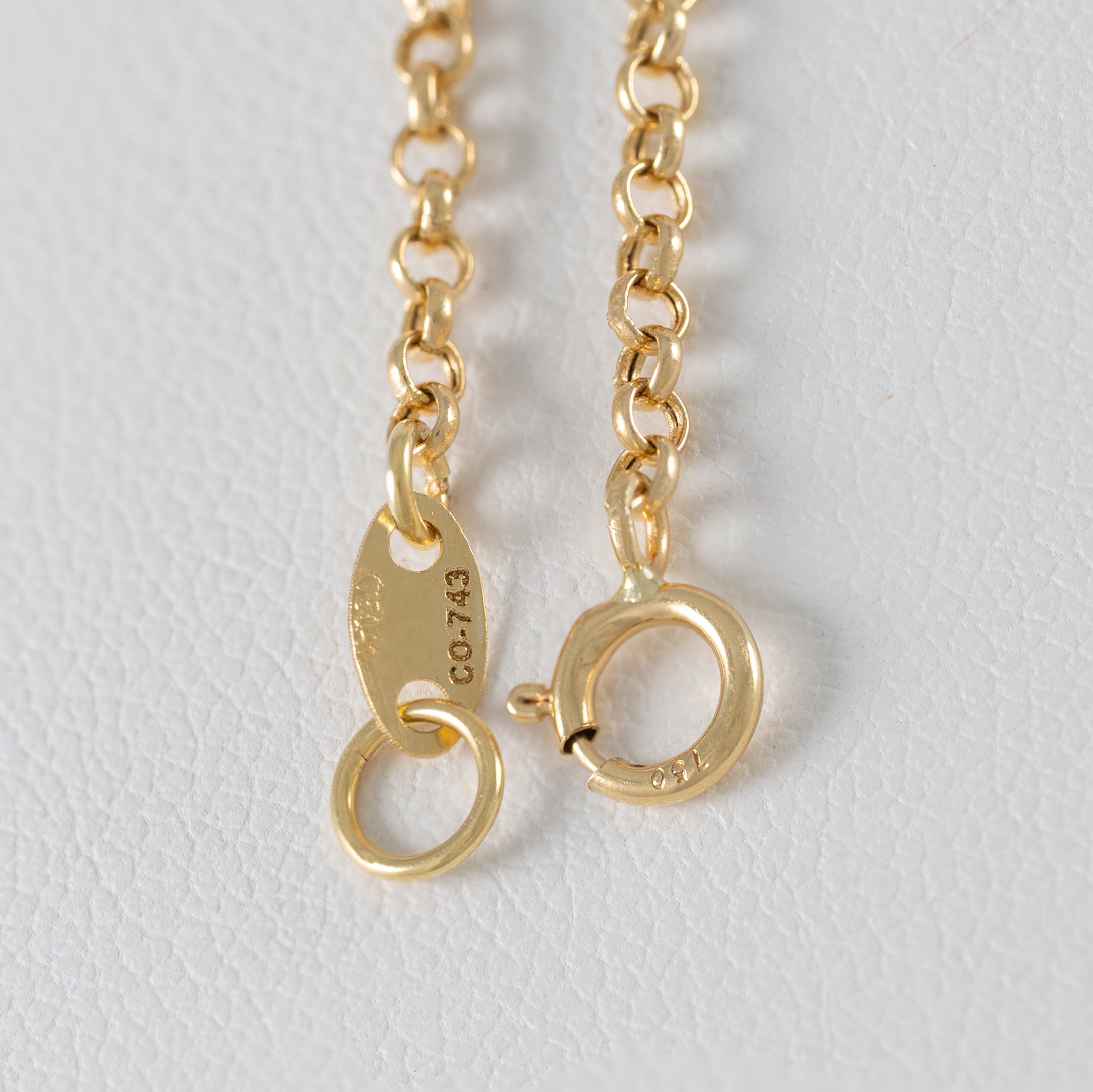 Pulsera pasamanos Mano de Fátima oro 18k 750