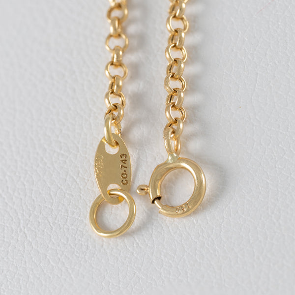 Pulsera pasamanos Mano de Fátima oro 18k 750