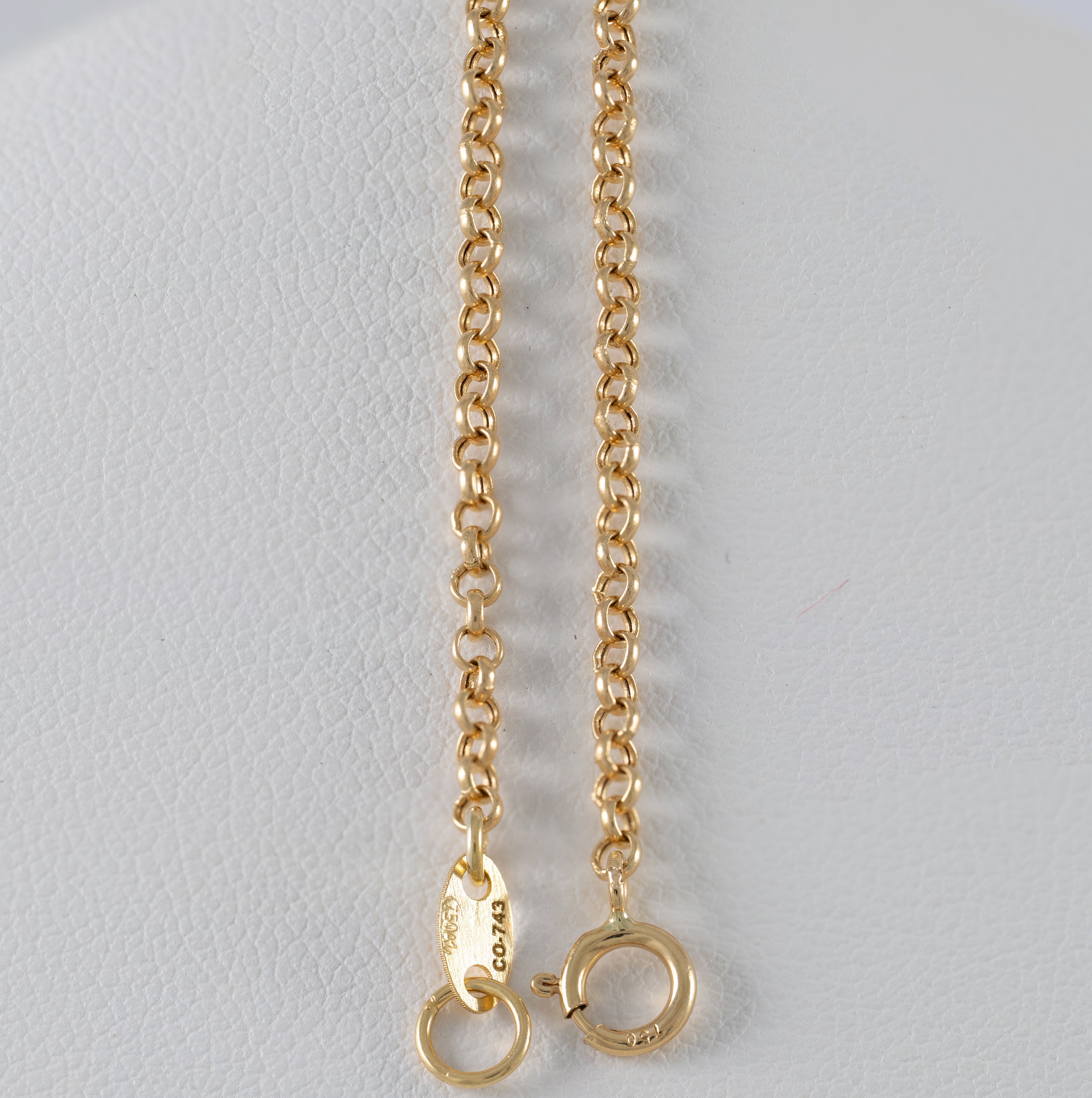 Pulsera pasamanos Mano de Fátima oro 18k 750