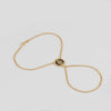 Pulsera pasamanos Mano de Fátima oro 18k 750