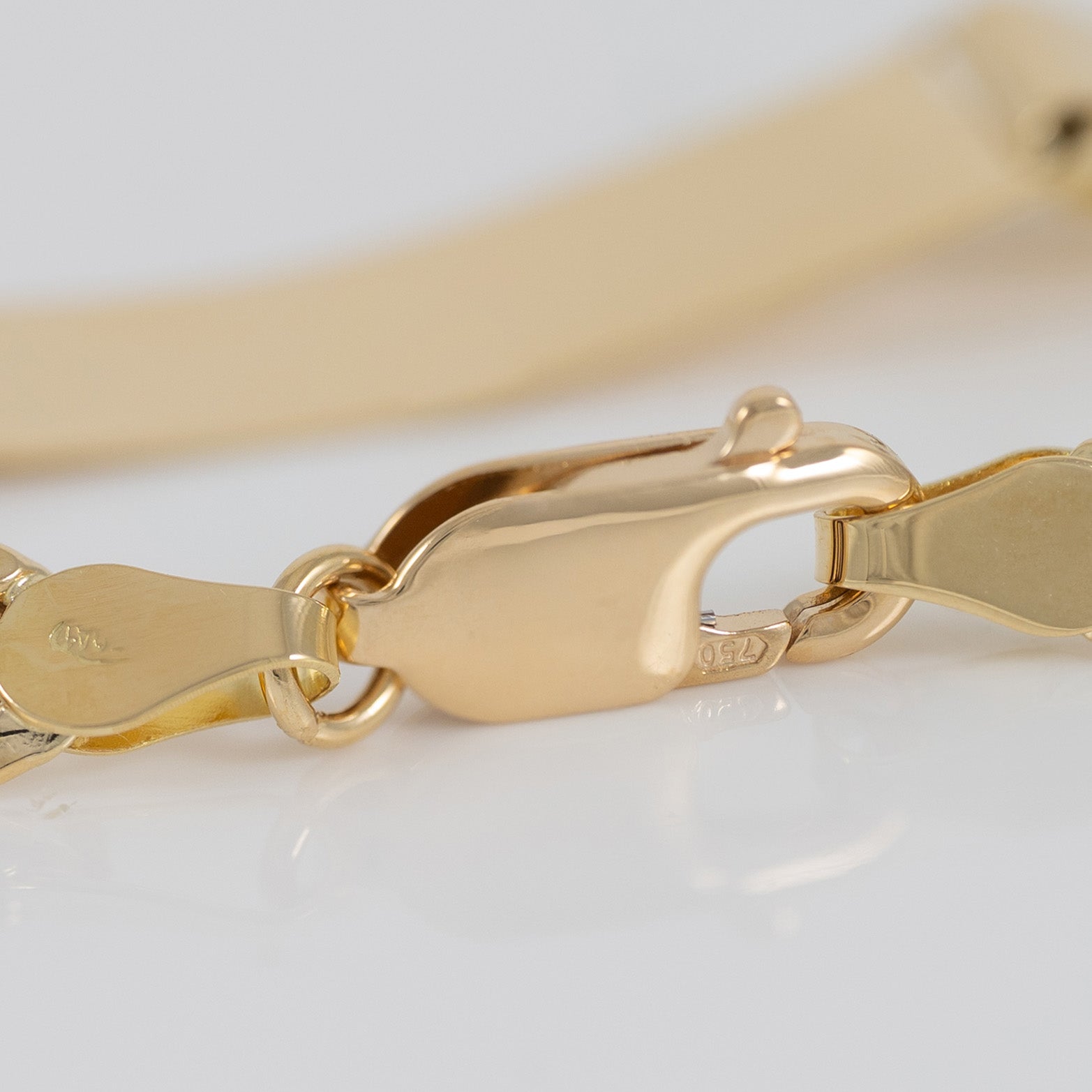 Pulsera esclava de oro 18k 750