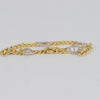 Pulsera oro 18k con diamantes