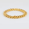 Pulsera barbada oro 18k 750