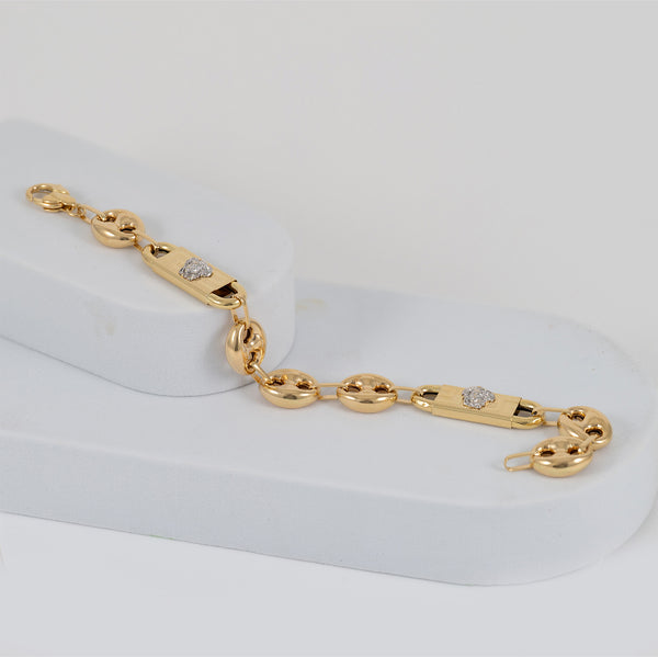 Pulsera oro 18k 750