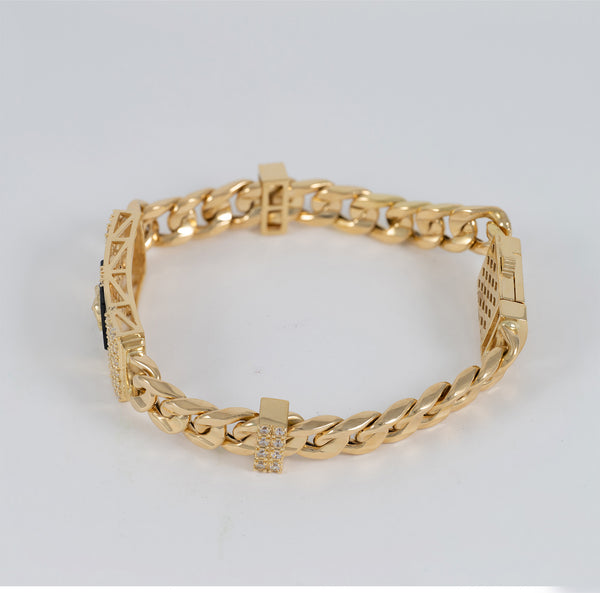 Pulsera de oro 18k 750