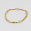 Pulsera oro 18k con diamantes
