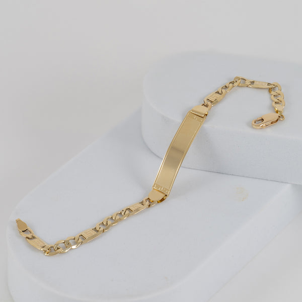 Pulsera esclava de oro 18k 750