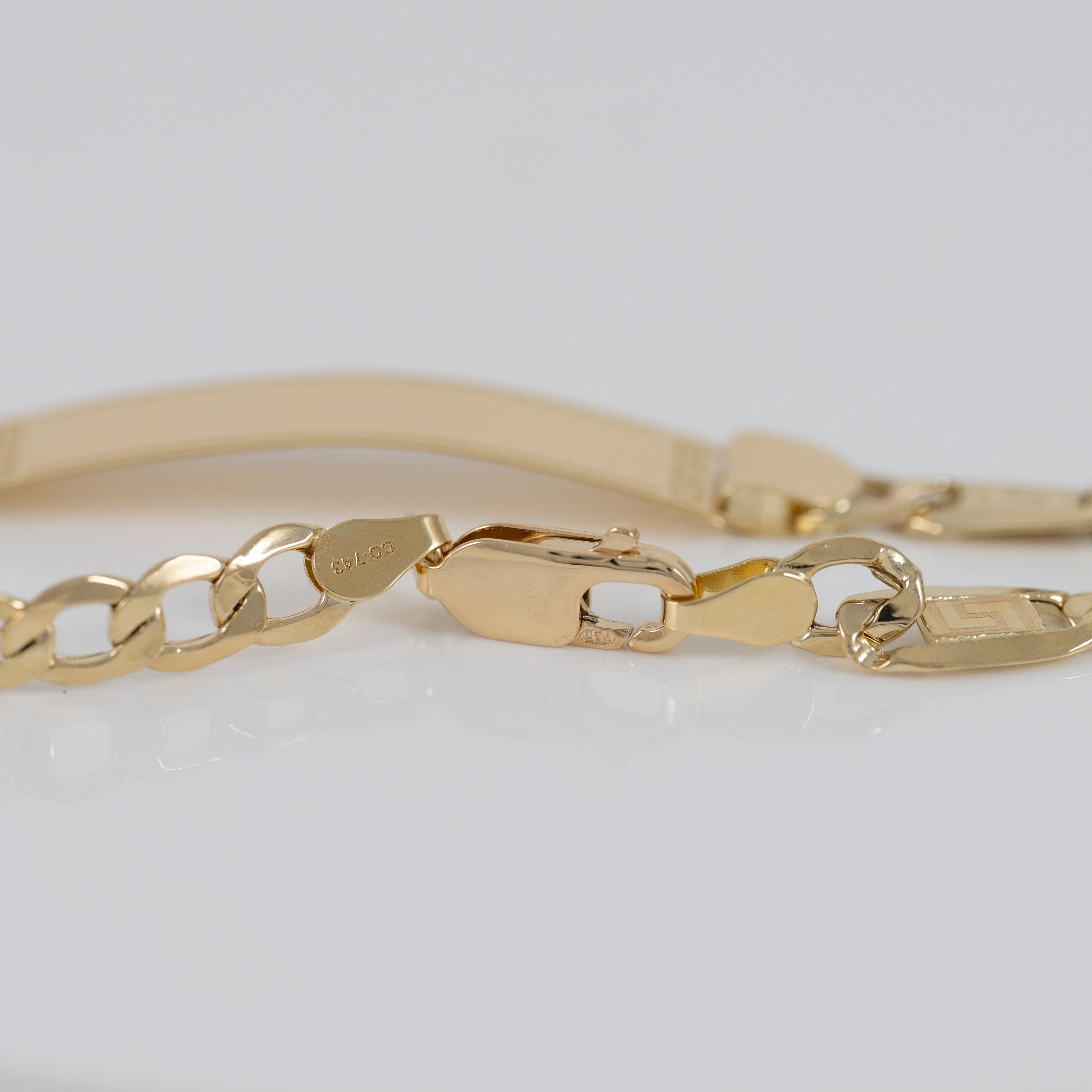 Pulsera esclava de oro 18k 750
