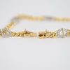Pulsera oro 18k con diamantes