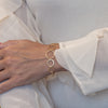 Pulsera aros oro 18k 750