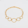 Pulsera aros oro 18k 750