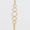 Pulsera aros oro 18k 750