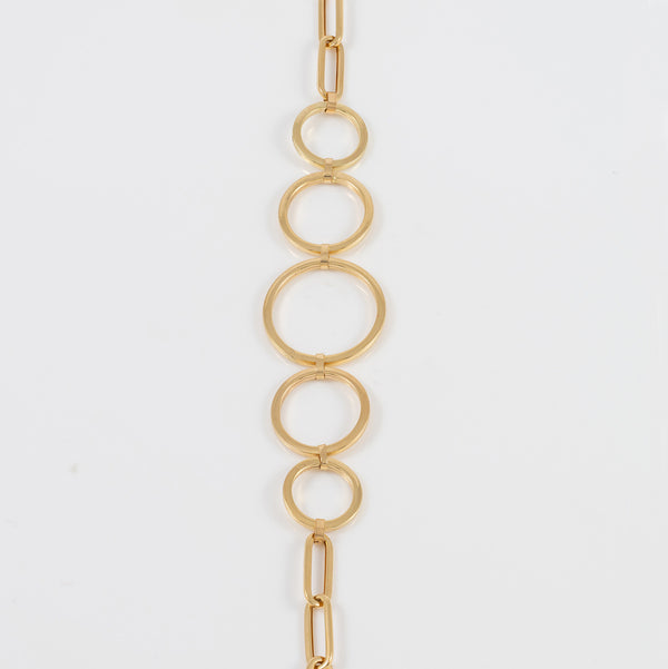 Pulsera aros oro 18k 750