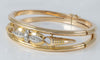 Pulsera Chevalier en oro amarillo 18k y diamantes