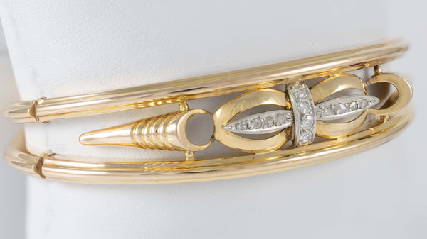 Pulsera Chevalier en oro amarillo 18k y diamantes
