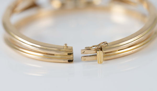 Pulsera Chevalier en oro amarillo 18k y diamantes