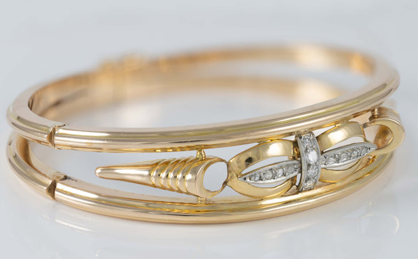 Pulsera Chevalier en oro amarillo 18k y diamantes
