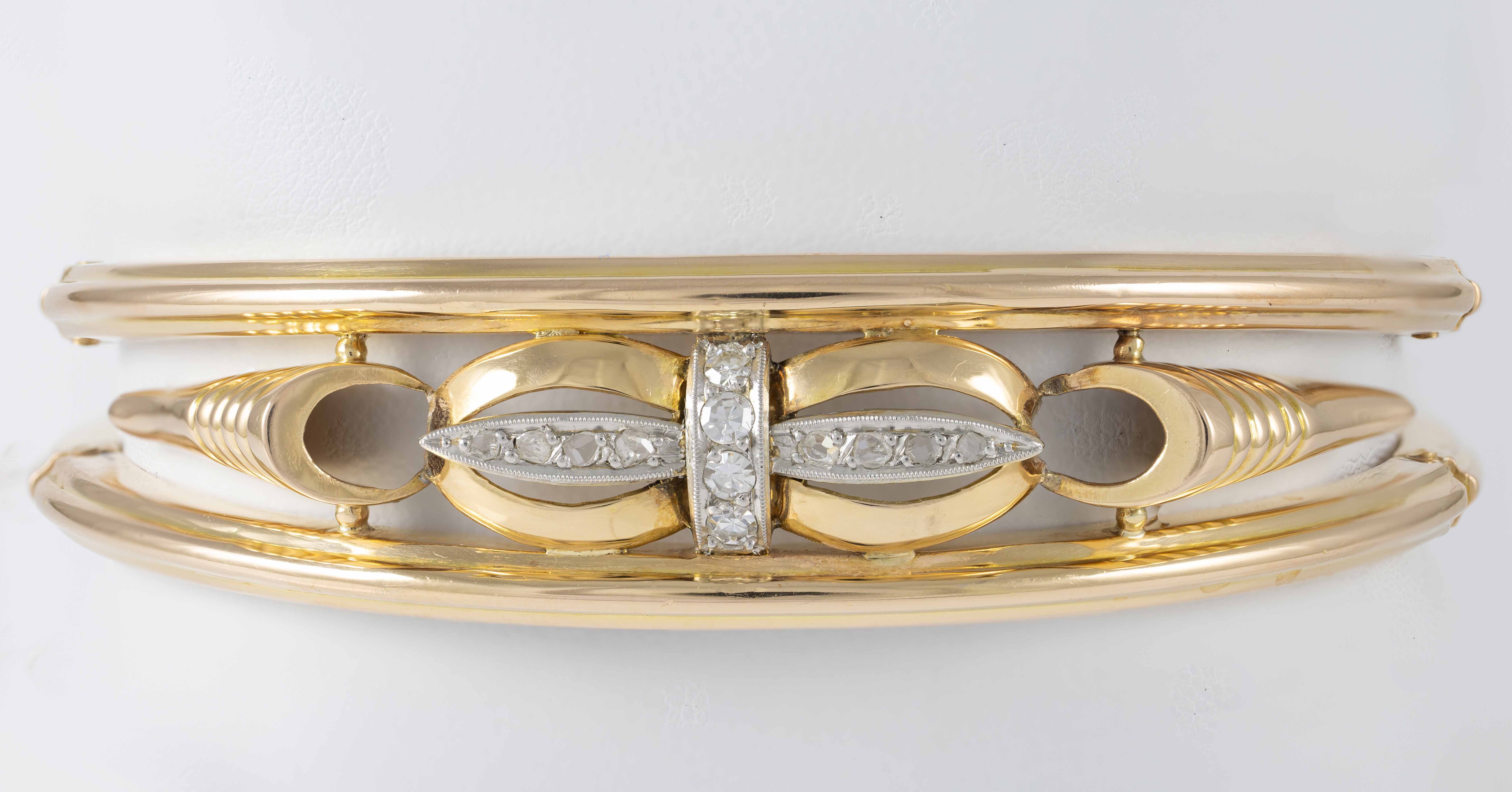 Pulsera Chevalier en oro amarillo 18k y diamantes