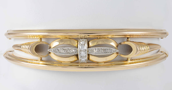 Pulsera Chevalier en oro amarillo 18k y diamantes