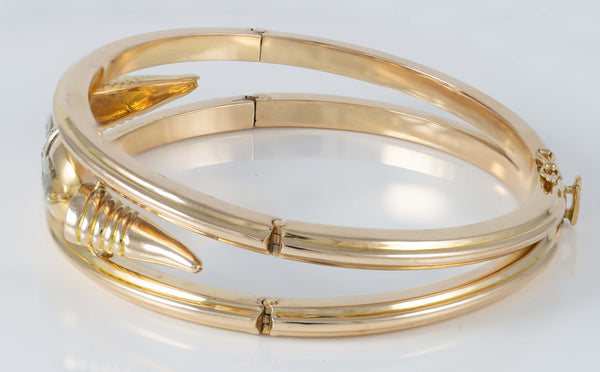 Pulsera Chevalier en oro amarillo 18k y diamantes