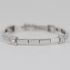 Pulsera en oro blanco 18k y diamantes