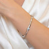 Pulsera en oro blanco 18k y diamantes