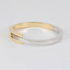 Pulsera en oro amarillo y blanco 18k 750
